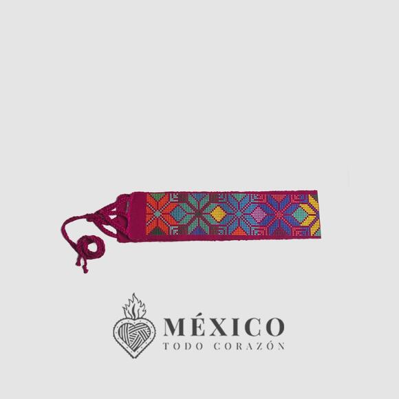 Mexican Folkloric belt day of the dead 5 de Mayo colorfull mexico todo corazon - Picture 2 of 7